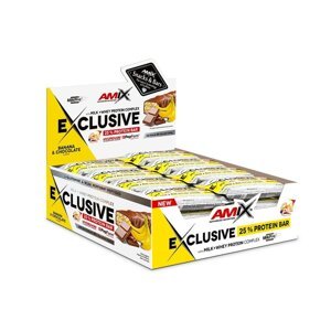 AMIX Exclusive Protein Bar, Banana-Chocolate, 24x40g