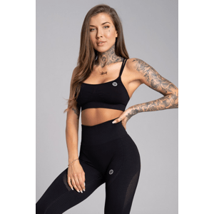 Gym Glamour Podprsenka bezešvá Black, černá, S