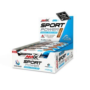 AMIX Sport Power Energy Snack Bar, 20x45g, Hazelnut Chocolate