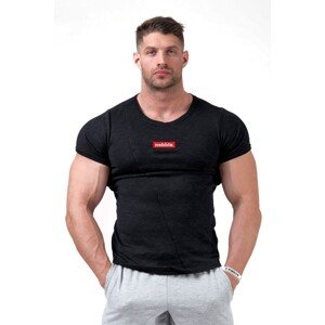 Nebbia Red Label Muscle Back tričko 172, černá, XXL