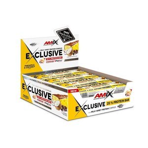 AMIX Exclusive Protein Bar, Pineapple-Coconut, 12x85g
