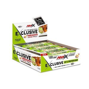 AMIX Exclusive Protein Bar, 12x85g, Pistachios Caramel