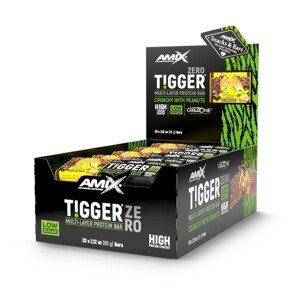 AMIX TIGGER Zero bar, 20x60g, Vanilla - Caramel