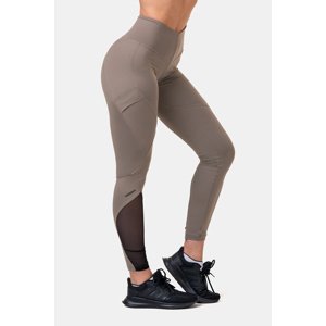 Nebbia Fit & Smart legíny s vysokým pasem 572, mocha, M