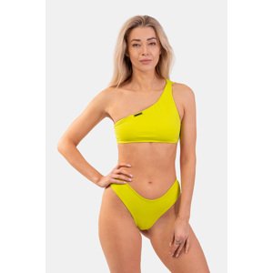 Nebbia Bandeau Bikini plavky na jedno rameno 448, S, zelená