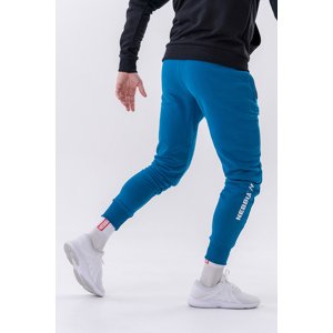 Nebbia Slim tepláky s kapsami na zips “Re-gain” 320 , M, modrá