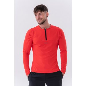 Nebbia Funkční tričko s dlouhým rukávem “Layer Up” 329 , XL, červená