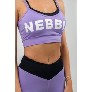 Nebbia Dvouvrstvá sportovní podprsenka FLEX 241, M, fialová