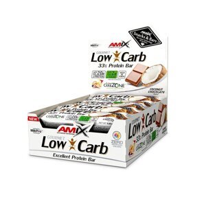 AMIX Low-Carb 33% Protein Bar, Orange, 15x60g