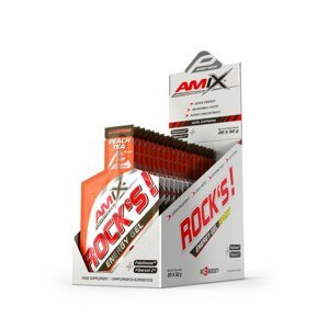 AMIX Rock's Energy Gel - s kofeinem, 20x32g, Peach Tea