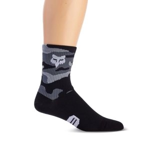 Cyklo ponožky FOX 6" Ranger Sock  Black Camo  S/M (39-42)