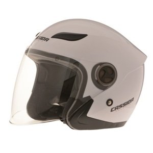 Moto helma Cassida Reflex Solid  M (57-58)  bílá