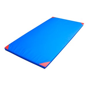 Protiskluzová gymnastická žíněnka inSPORTline Anskida T120 200x120x5 cm  modro-červená