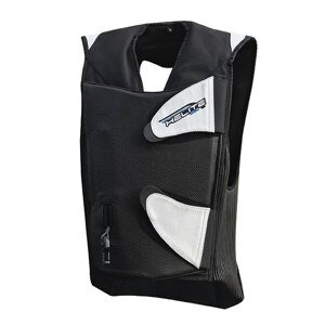 Závodní airbagová vesta Helite GP Air 2, mechanická s trhačkou  S  černá