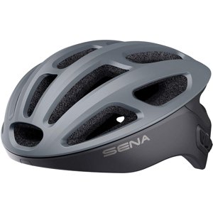 Cyklo přilba SENA R1 s integrovaným headsetem  matná šedá  S (50-55)
