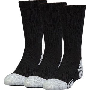 Unisex vysoké ponožky Under Armour Heatgear Crew 3 páry  Black  XL (46-50,5)