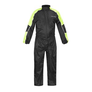 Moto pláštěnka NOX/4SQUARE Safety  černá-fluo žlutá  3XL