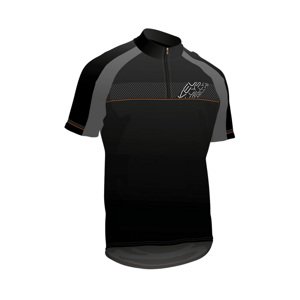 Cyklistický dres Kellys Pro Sport 013 - krátký rukáv  černo-oranžová  S