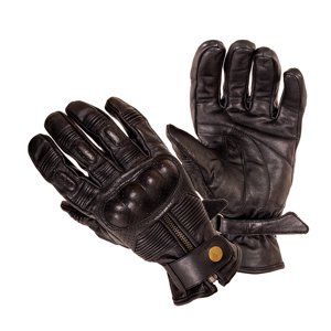 Kožené letní moto rukavice B-STAR Prelog  XXL  černá
