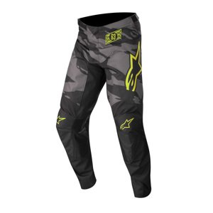 Motokrosové kalhoty Alpinestars Racer Tactical černá/šedá maskáčová/žlutá fluo  černá/šedá maskáčová/žlutá fluo  40