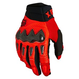 Motokrosové rukavice FOX Bomber Ce Fluo Red MX22  fluo červená  3XL