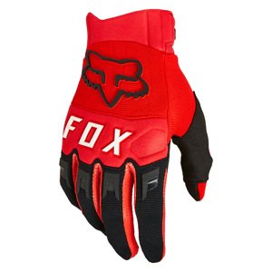 Motokrosové a cyklo rukavice FOX Dirtpaw Fluo Red MX22  fluo červená  XXL