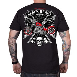 Triko BLACK HEART Iron  L  černá