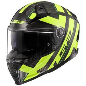 Moto přilba LS2 FF811 Vector II Carbon Strong Gl. Yellow  S (55-56)