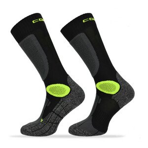 Motorkářské ponožky Comodo MTB2  43-46  Black Green