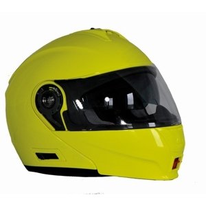 Přilba na motorku Ozone FP-01  fluo yellow  S (55-56)