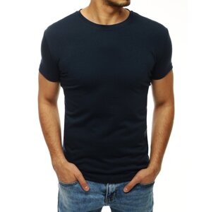 Pánské obyčejné tričko, tmavě modré RX4186