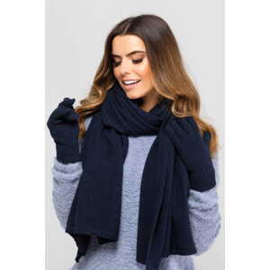 Kamea Woman's Scarf K.18.857.12 Navy Blue