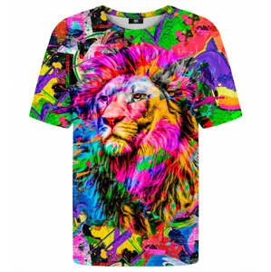 Mr. GUGU & Miss GO Unisex's Colorful Lion T-Shirt Tsh2202