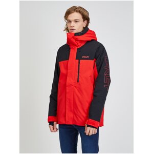 Černo-červená pánská lyžařská bunda Oakley - Pánské