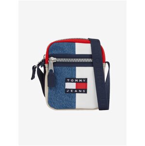 Modro-béžová pánská malá crossbody taška Tommy Jeans - Pánské