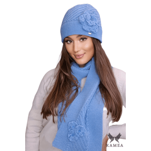 Dámský set Kamea Kamea_Set_Hat&Scarf_K.22.207.23_Blue