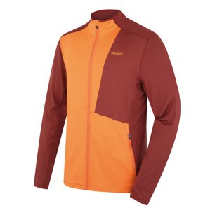 Pánská mikina HUSKY Tarp zip M deep brick/orange