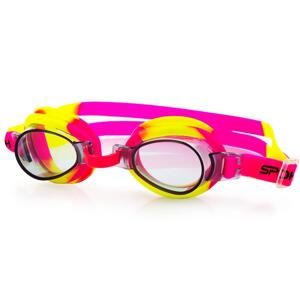Spokey JELLYFISH Detské plavecké okuliare, ružovo-žlté