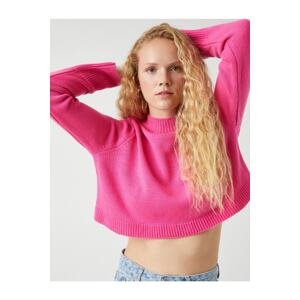 Koton Sweater - Pink - Relaxed fit