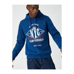 Koton College Printed Sweatshirt Hoodie