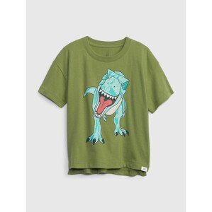 GAP Dětské tričko s dinosaurem - Kluci