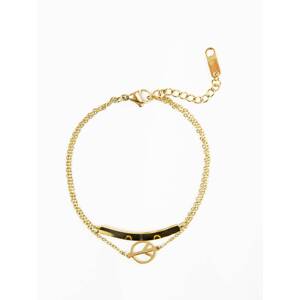 Gold plated bracelet Yups dbi0471. R06