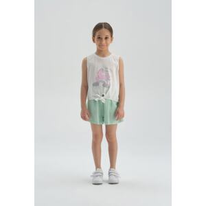 Dagi Shorts - Green - Normal Waist