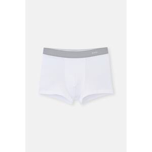 Dagi White Compact Combed Cotton Boxer