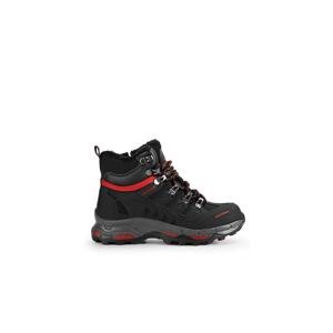Slazenger Hydra Go Outdoor Boots Boys' Shoes Black / Red