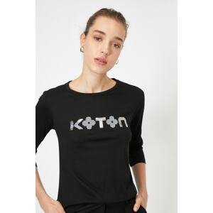 Koton Long Sleeve Printed T-Shirt