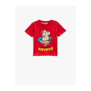 Koton Super Dog Krypto Printed T-Shirt Licensed Short Sleeve Cotton