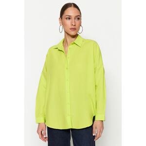 Trendyol Light Green Oversize/Clothing Shirt