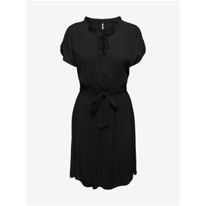 Černé dámské puntíkované šaty JDY  Lima - Dámské