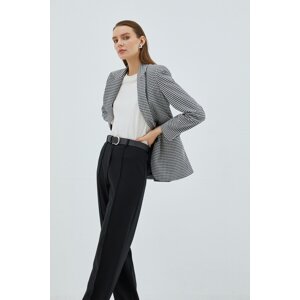 Koton Blazer Jacket with Double Buttons and Pocket Detail